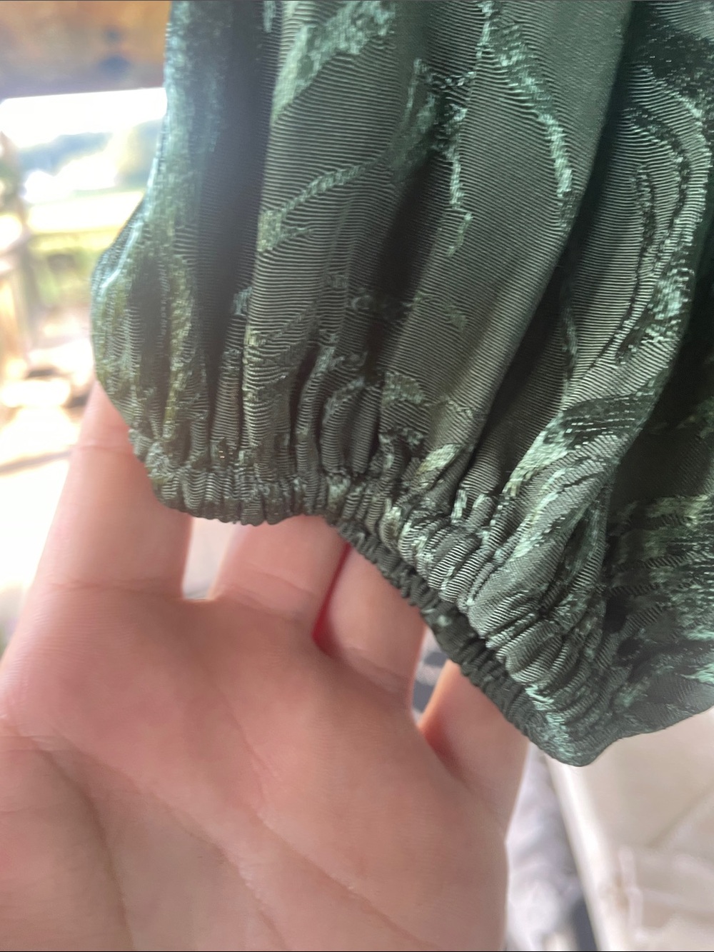 Taylor Emerald Green Textured Maxi Dress - Picture 10 of 11